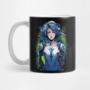 Sci Fi Android Anime Girl Mug